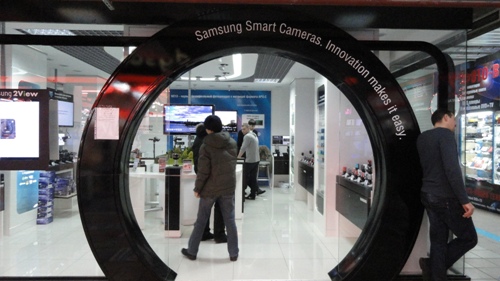 Противокражные системы для фирменного магазина SAMSUNG