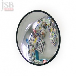Круглое зеркало для магазина с кронштейном и креплением 500 мм